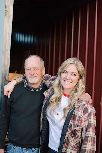 Ryann Blake with her father